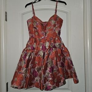 Violet Weekend Strapless Dress